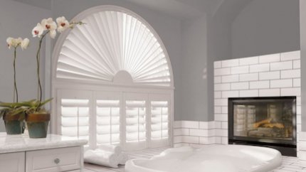 Shutters for Uniquely-Shaped Windows in Dallas